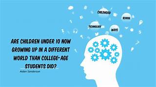 Are Children Under 10 Now Growing Up in a Different World Than College-Age Students Did? How Is It Different, and What Does That Mean for Them?