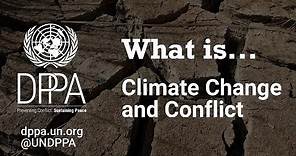 Analyzing the Relationship between Climate Change and Global Conflicts